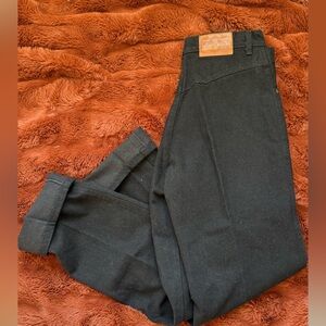 Classic Black Straight Leg Women's Jeans